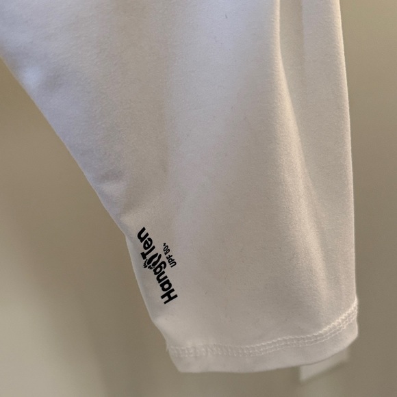 Hang Ten Classic White Long Sleeve Tee - Picture 4 of 5